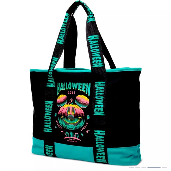 Mickey Mouse Halloween Glow-in-the-Dark Tote Bag - Picture 3 of 5